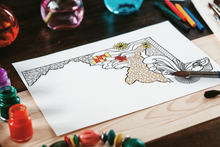 Maryland State Coloring Page