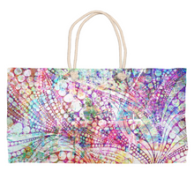 Weekender Tote with Original Abstract Art Pattern