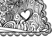 Detail of I Heart Virginia Richmond Printable Coloring Page-Craft and Color Co