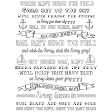 Detail of US Naval Academy Coloring Book Military Family Gift - Craft and Color Co
