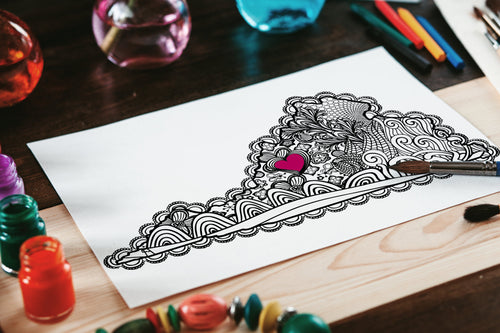 I Heart Virginia Lexington Washington & Lee VMI Printable Coloring Page-Craft and Color Co