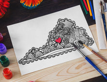 I Heart Virginia Sweet Briar College Coloring Page to Print - Craft and Color Co