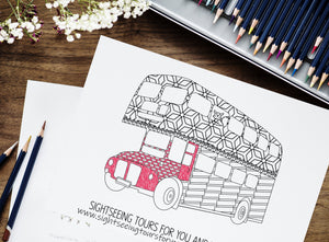 Custom Printable Coloring Page for Your Business | Personalized Branded Marketing Materials-Craft and Color Co