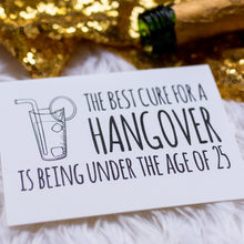 Funny Hangover Cure Greeting Card | Coloring Card - craftandcolorco