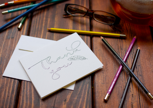 Coloring Thank You Note Card | Feather Design - craftandcolorco